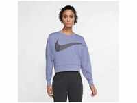 NIKE Damen Sweatshirt Nike Dri-FIT Get Fit Womens Fleece Sparkle Training Top