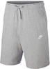 NIKE Fußball - Textilien - Shorts Club Jersey, DK GREY HEATHER/WHITE, L