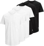 JACK AND JONES JACK&JONES Herren T-Shirt, 5er Pack - JJENOA, kurzarm, Rundhals,