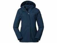 SCHÖFFEL Damen Jacken Jacket Eastleigh L, Größe 36 in Blau