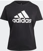 ADIDAS Damen Shirt Essentials Logo Große Größen, BLACK/WHITE, 2X