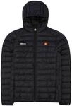 ELLESSE ellesse Herren Jacke LOMBARDY - Steppjacke, wattiert, Kapuze, Zipper, Logo,