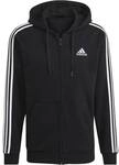 ADIDAS Herren Essentials Fleece 3-Streifen Kapuzenjacke