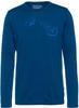 Ortovox 83055, ORTOVOX Herren Shirt 185 MERINO LOGO SPRAY LS M Blau male, Bekleidung
