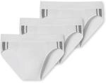 SCHIESSER Herren Slip 3er Pack - Rio Slip 95/5, Cotton Stretch, Seitenstreifen