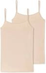 SCHIESSER Damen Spaghettitop, 2er Pack - Single Jersey, Serie 95/5, uni