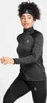 Odlo 313261, ODLO Damen Midlayer 1/2 zip MILLENNIUM EL Schwarz female