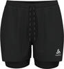 ODLO Damen 2-in-1 Shorts ESSENTIAL 3 INCH, black, S