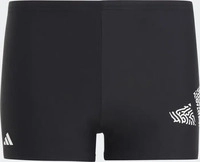 Adidas HR7480, ADIDAS Kinder Badehose 3 Bar Logo Schwarz