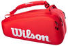 WILSON Tasche SUPER TOUR 9 PK Red, Größe - in Rot