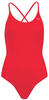 PUMA Damen Badeanzug SWIM WOMEN V-NECK CROSSBACK SW, Größe XS in Rot