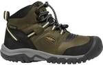 KEEN Kinder Multifunktionsstiefel RIDGE FLEX MID WP Y-DARK OLIVE/DUSKY CIT