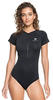 ROXY Damen UPF 50 Badeanzug mit Flügelärmeln Essentials, Größe M in Schwarz