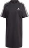 ADIDAS Damen Kleid Essentials 3-Streifen Single, BLACK, XS