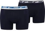 PUMA Herren Unterhose MEN MULTI LOGO BOXER 2P
