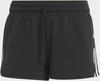 ADIDAS Damen Shorts Train Essentials Train Cotton, BLACK/WHITE, L