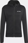 Adidas IB1832, ADIDAS Herren Jacke TERREX XPERIOR LIGHT HOODED FLEECE Schwarz male