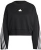 ADIDAS Damen Sweatshirt Future Icons 3-Streifen, BLACK, XL
