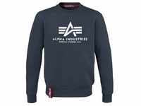 Alpha Industries Basic Sweater navy, Größe M
