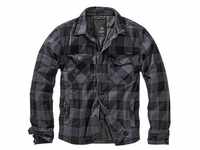 Brandit Lumber Hemdjacke schwarz/grau, Größe XXL