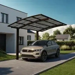 Ximax Aluminium Carport Portoforte Typ 60 L&auml;nge 4954 x Breite 2704 mm Farbe