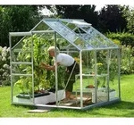 Vitavia Gew&auml;chshaus Venus 3800 ESG 3 mm inkl. 1 Dachfenster, Aluminium eloxiert
