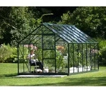 Vitavia Gew&auml;chshaus Merkur 11500 ESG 3 mm inkl. 2 Dachfenster, Smaragd