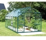 Vitavia Gew&auml;chshaus Uranus 11500 ESG 3 mm inkl. 4 Dachfenster, Smaragd