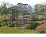 Vitavia Gew&auml;chshaus Merkur 6700 ESG 3 mm inkl. 2 Dachfenster, Schwarz
