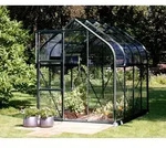 Vitavia Gew&auml;chshaus Orion 5000 ESG 3 mm inkl. 1 Dachfenster, Schwarz