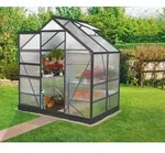 Vitavia Gew&auml;chshaus Venus 2700 Hohlkammerplatten 4 mm inkl. 1 Dachfenster, Schwarz