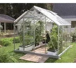 Vitavia Gew&auml;chshaus Merkur 8300 ESG 3 mm inkl. 2 Dachfenster, Aluminium eloxiert
