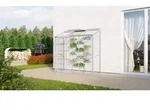 Vitavia Anglehngew&auml;chshaus Styx 1300 Einscheibensicherheitsglas Aluminium eloxiert