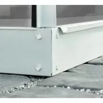 Vitavia Stahlfundament f&uuml;r Gew&auml;chshaus Calypso 3000, 12,5cm, aluminium eloxiert