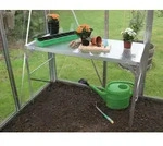 Vitavia Alutisch, 1 Ablage, HKP, aluminium eloxiert