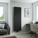 XIMAX Paneelheizk&ouml;rper P1 vertikal 180 x 44,5 cm Anthrazit 857 W Mittelanschluss -