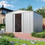Globel Ger&auml;tehaus Metall Gartenmanager Dream 1010, Silber/Metallic