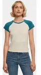 sportliches Urban Classics Damen T-Shirt Stretch 180 g/m2 mit Baumwolle