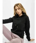 moderner URBAN CLASSICS Damen Hoodie Kordelzug Rippb&uuml;ndchen 300 g/m2 mit Baumwolle