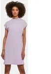 stilvolles Urban Classics Damen Kleid 140 g/m2 mit Baumwolle Violett - XL