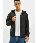 schlichte Urban Classics Herren Jacke Kordelzug Taschen 75 g/m2 Schwarz - M