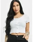 sportliches Urban Classics Damen T-Shirt Stretch 180 g/m2 mit Baumwolle Wei&szlig; - L