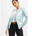 l&auml;ssige Urban Classics Damen Jacke Stretch Taschen 160 g/m2 Hell-Blau - XS
