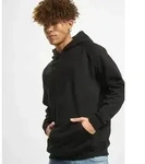 l&auml;ssiger Urban Classics Herren Hoodie Oversize 380 g/m2 mit Baumwolle Schwarz...