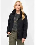 moderne Brandit Damen Jacke Rei&szlig;verschluss Taschen Schwarz - S
