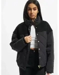 schlichte Urban Classics Damen Jacke Rei&szlig;verschluss Taschen 96 g/m2 Schwarz - L