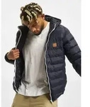 moderne Urban Classics Herren Jacke Rei&szlig;verschluss Taschen 65 g/m2 Blau/Wei&szlig;...