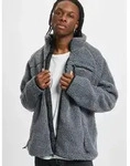l&auml;ssige Brandit Herren Jacke Rei&szlig;verschluss Taschen Grau - 3XL