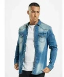 bequemes Brandit Herren Jeans-Jacke Stretch mit Baumwolle Blau - XL