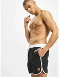 sommerliche Urban Classics Herren Shorts 120 g/m2 Schwarz/Wei&szlig; - L
